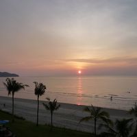 チェックインしてお部屋に入ったらこの眺め。あぁ、綺麗。。