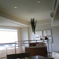 クラブフロアのラウンジ。ここでチェックイン。