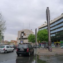 インペリアル・タラコ広場のバス停付近