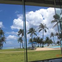 ロビーソファーからの景色