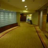 ホテル内のエレベーターのあるところ。