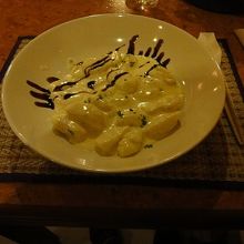 ニョッキ！なんとも言えない歯触りが心地いい！！