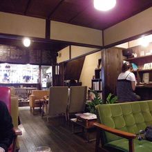 町家の雰囲気をそのまま活かせています