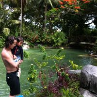 カヤックができるプール。