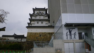 天守閣への近道