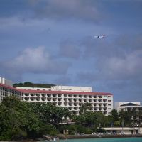 ホテルからヒルトンが。