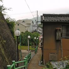 電灯がレトロでおもしろい