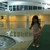ホテルのプール。子供用はありませんでした。