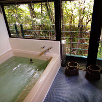 人工温泉のお風呂