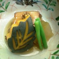 豚の角煮と冬瓜、南京炊き合せ