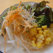 サラダバーは＋300円