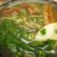 まんてんそばのよもぎバージョン