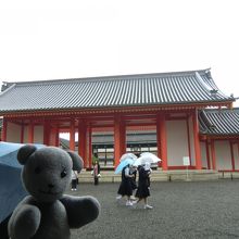 京都御所見学はクマ付きでも可能です（ペットは不可）