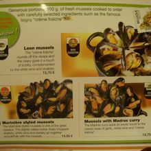 メニューには写真がついているのでわかりやすい！