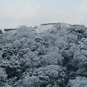 米子城跡　中海と大山の眺望スポット