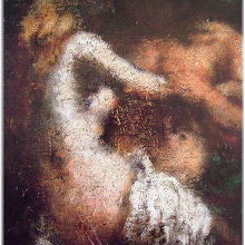 ミレー　「恋人たち」