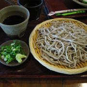 鯖街道のスローな雰囲気の蕎麦屋