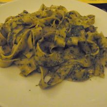 手打ちのもちもちパスタ