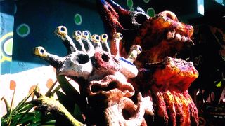 たくさんのシーサー