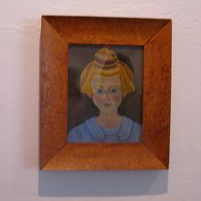 ミロっぽくない絵画もあります。