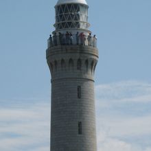 島の先端にある灯台