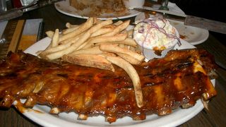 やわらかいリブに、にっこり