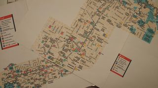 バルセロナのバスの路線図、便利な路線