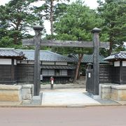 新発田市にある豪農の屋敷