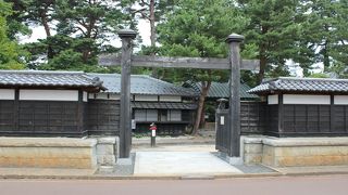 新発田市にある豪農の屋敷