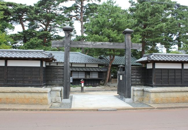 新発田市にある豪農の屋敷