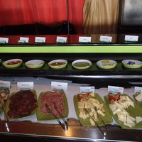 朝食ビュッフェ。メニューは豊富♪美味しいよ。