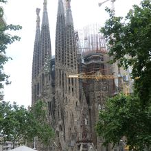 ガウディ通りから