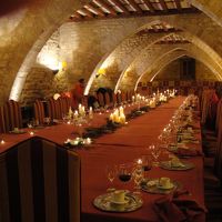 魔女ナイト！食堂でのディナータイム。凄い雰囲気でした