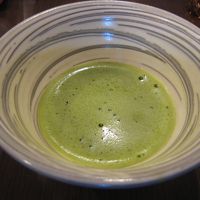 チェックイン時にお抹茶