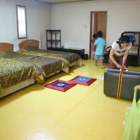 この部屋は　広かった〜