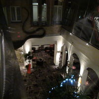 ホテルの中です。