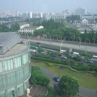 ホテルの窓から風景