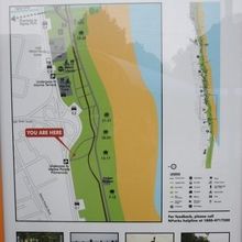 公園内には、エリアごとの地図看板が多数。現在位置が分かります