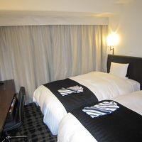 ＳＧＬを予約したがＴＷＮだった。　２人だったら狭いか