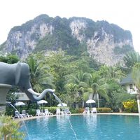 プールからの景色は最高