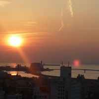 海側の眺め（夕方）