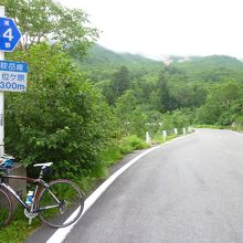 ゴールまであと４００ｍ。腰が痛くなってちょっと休憩