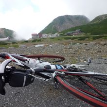 へろへろになりながら畳平到着