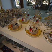 館内にある売店。このチャイカップがカワイイ&#9825;