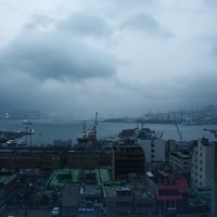 入り口側の部屋からの景色（こっち側の部屋があたれば儲け）