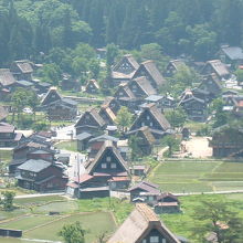 白川郷　全景