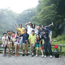 ちょっと離れたところにあるお立ち台を使って記念撮影☆