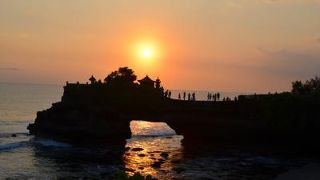 夕日とコウモリ達が織り成す大自然スポット！