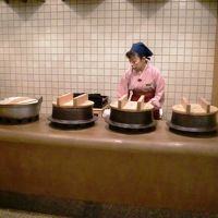 朝から釜戸炊きのご飯♪