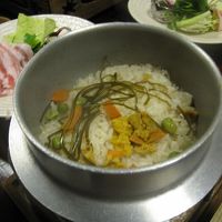うに釜飯うまい